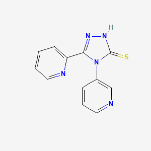 5-(pyridin-2-yl)-4-(pyridin-3-yl)-4H-1,2,4-triazole-3-thiol