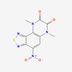 6,9-dimethyl-4-nitro-6,9-dihydro[1,2,5]thiadiazolo[3,4-f]quinoxaline-7,8-dione