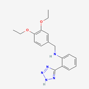 (3,4-diethoxybenzyl)[2-(1H-tetrazol-5-yl)phenyl]amine