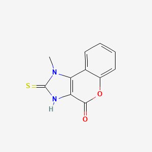 2-mercapto-1-methylchromeno[3,4-d]imidazol-4(1H)-one
