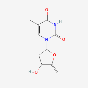 1-(4-hydroxy-5-methylenetetrahydrofuran-2-yl)-5-methylpyrimidine-2,4(1H,3H)-dione