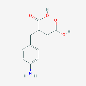 molecular formula C11H13NO4 B043345 4-Aminobenzylsuccinic acid CAS No. 75043-31-1