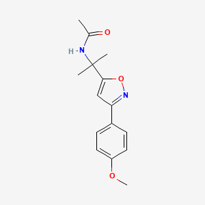 N-{1-[3-(4-methoxyphenyl)isoxazol-5-yl]-1-methylethyl}acetamide