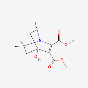 dimethyl 4-hydroxy-6,6,7,7-tetramethyl-1-azabicyclo[2.2.2]oct-2-ene-2,3-dicarboxylate