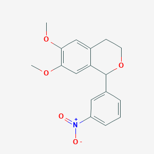 6,7-dimethoxy-1-(3-nitrophenyl)-3,4-dihydro-1H-isochromene