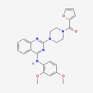 N-(2,4-DIMETHOXYPHENYL)-2-[4-(FURAN-2-CARBONYL)PIPERAZIN-1-YL]QUINAZOLIN-4-AMINE