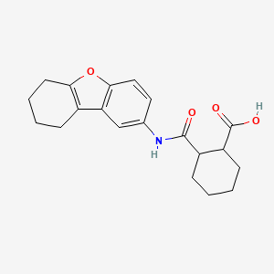 2-(6,7,8,9-Tetrahydrodibenzo[b,d]furan-2-ylcarbamoyl)cyclohexanecarboxylic acid