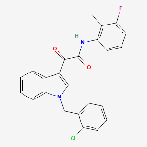 2-[1-(2-chlorobenzyl)-1H-indol-3-yl]-N-(3-fluoro-2-methylphenyl)-2-oxoacetamide