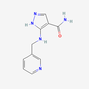 5-[(Pyridin-3-Ylmethyl)amino]-1h-Pyrazole-4-Carboxamide