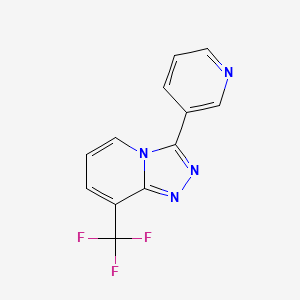 3-(3-pyridinyl)-8-(trifluoromethyl)[1,2,4]triazolo[4,3-a]pyridine