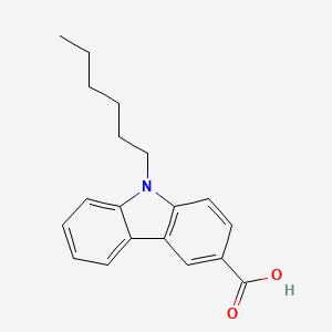 9-hexyl-9H-carbazole-3-carboxylic acid