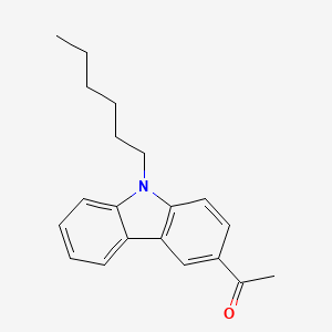 1-(9-HEXYL-9H-CARBAZOL-3-YL)ETHAN-1-ONE