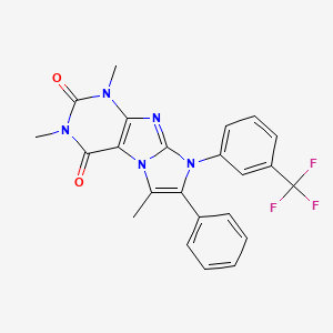 1,3,6-TRIMETHYL-7-PHENYL-8-[3-(TRIFLUOROMETHYL)PHENYL]-1H,2H,3H,4H,8H-IMIDAZO[1,2-G]PURINE-2,4-DIONE