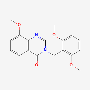 3-(2,6-dimethoxybenzyl)-8-methoxyquinazolin-4(3H)-one