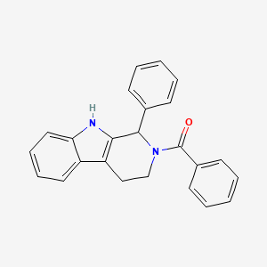 Phenyl-(1-phenyl-1,3,4,9-tetrahydropyrido[3,4-b]indol-2-yl)methanone