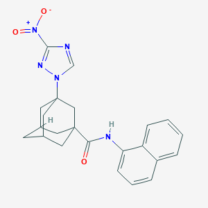 N~1~-(1-NAPHTHYL)-3-(3-NITRO-1H-1,2,4-TRIAZOL-1-YL)-1-ADAMANTANECARBOXAMIDE