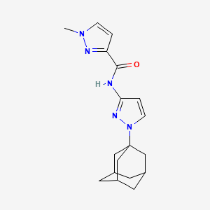 N-[1-(1-adamantyl)-1H-pyrazol-3-yl]-1-methyl-1H-pyrazole-3-carboxamide