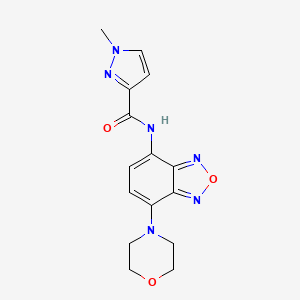 1-METHYL-N-(7-MORPHOLINO-2,1,3-BENZOXADIAZOL-4-YL)-1H-PYRAZOLE-3-CARBOXAMIDE