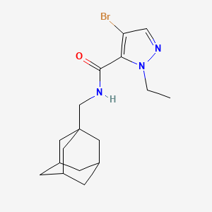 N-(1-adamantylmethyl)-4-bromo-1-ethyl-1H-pyrazole-5-carboxamide