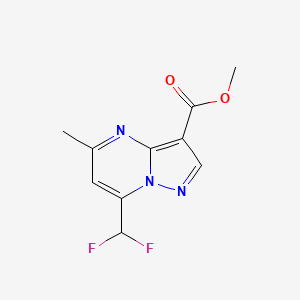 methyl 7-(difluoromethyl)-5-methylpyrazolo[1,5-a]pyrimidine-3-carboxylate