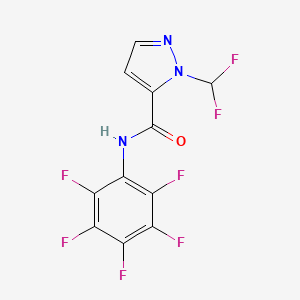 1-(difluoromethyl)-N-(pentafluorophenyl)-1H-pyrazole-5-carboxamide