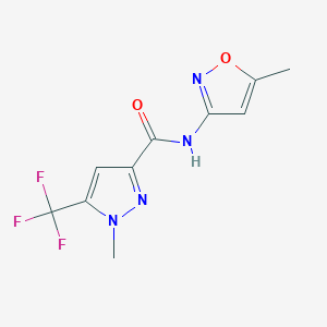 1-methyl-N-(5-methyl-3-isoxazolyl)-5-(trifluoromethyl)-1H-pyrazole-3-carboxamide