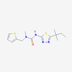 N'-[5-(1,1-dimethylpropyl)-1,3,4-thiadiazol-2-yl]-N-methyl-N-(2-thienylmethyl)urea