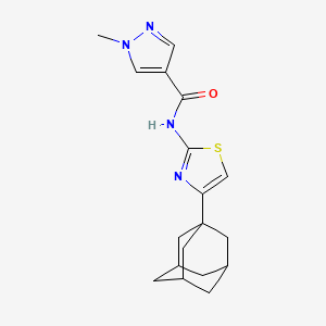 N-[4-(1-adamantyl)-1,3-thiazol-2-yl]-1-methyl-1H-pyrazole-4-carboxamide