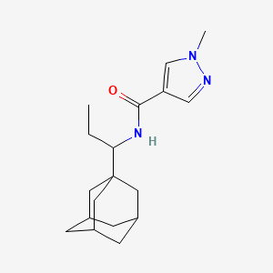 N-[1-(1-adamantyl)propyl]-1-methyl-1H-pyrazole-4-carboxamide