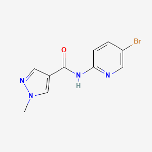 N~4~-(5-BROMO-2-PYRIDYL)-1-METHYL-1H-PYRAZOLE-4-CARBOXAMIDE