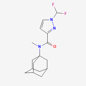 N-(1-ADAMANTYL)-1-(DIFLUOROMETHYL)-N-METHYL-1H-PYRAZOLE-3-CARBOXAMIDE