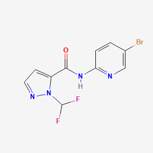 N-(5-BROMO-2-PYRIDYL)-1-(DIFLUOROMETHYL)-1H-PYRAZOLE-5-CARBOXAMIDE