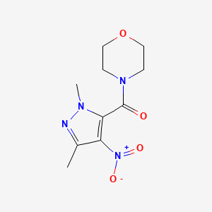 (1,3-DIMETHYL-4-NITRO-1H-PYRAZOL-5-YL)(MORPHOLINO)METHANONE