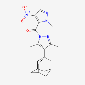 [4-(1-ADAMANTYL)-3,5-DIMETHYL-1H-PYRAZOL-1-YL](1-METHYL-4-NITRO-1H-PYRAZOL-5-YL)METHANONE