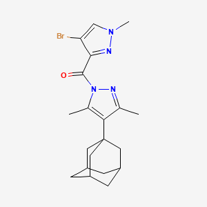 [4-(1-ADAMANTYL)-3,5-DIMETHYL-1H-PYRAZOL-1-YL](4-BROMO-1-METHYL-1H-PYRAZOL-3-YL)METHANONE