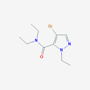 4-bromo-N,N,1-triethyl-1H-pyrazole-5-carboxamide