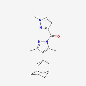 [4-(1-ADAMANTYL)-3,5-DIMETHYL-1H-PYRAZOL-1-YL](1-ETHYL-1H-PYRAZOL-3-YL)METHANONE