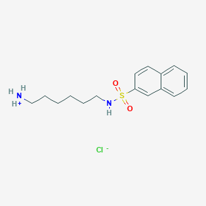molecular formula C16H23ClN2O2S B043374 N-(6-氨基己基)萘磺酰胺盐酸盐 CAS No. 35517-14-7