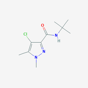 N-(tert-butyl)-4-chloro-1,5-dimethyl-1H-pyrazole-3-carboxamide