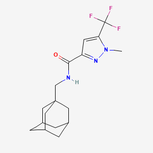 N-(1-adamantylmethyl)-1-methyl-5-(trifluoromethyl)-1H-pyrazole-3-carboxamide