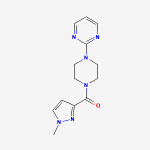 (1-METHYL-1H-PYRAZOL-3-YL)[4-(2-PYRIMIDINYL)PIPERAZINO]METHANONE