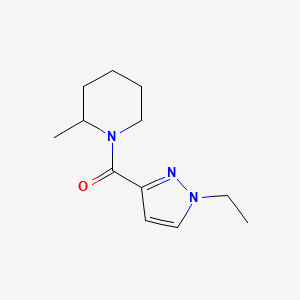 (1-ETHYL-1H-PYRAZOL-3-YL)(2-METHYLPIPERIDINO)METHANONE