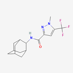 N-(2-ADAMANTYL)-1-METHYL-5-(TRIFLUOROMETHYL)-1H-PYRAZOLE-3-CARBOXAMIDE