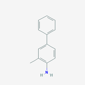 molecular formula C13H13N B043380 4-氨基-3-甲基联苯 CAS No. 63019-98-7