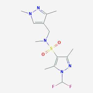 1-(difluoromethyl)-N-[(1,3-dimethyl-1H-pyrazol-4-yl)methyl]-N,3,5-trimethyl-1H-pyrazole-4-sulfonamide