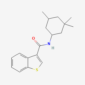 N-(3,3,5-trimethylcyclohexyl)-1-benzothiophene-3-carboxamide