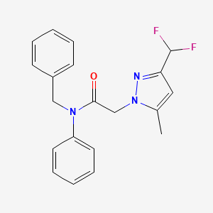 N~1~-BENZYL-2-[3-(DIFLUOROMETHYL)-5-METHYL-1H-PYRAZOL-1-YL]-N~1~-PHENYLACETAMIDE