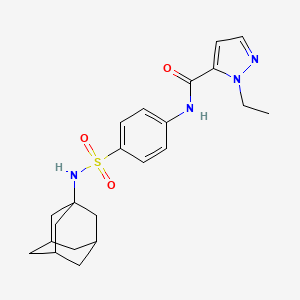 N~5~-{4-[(1-ADAMANTYLAMINO)SULFONYL]PHENYL}-1-ETHYL-1H-PYRAZOLE-5-CARBOXAMIDE