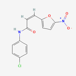 (Z)-N-(4-CHLOROPHENYL)-3-(5-NITRO-2-FURYL)-2-PROPENAMIDE