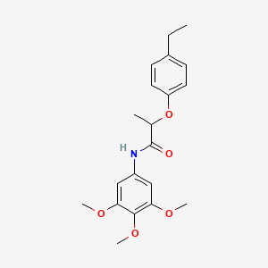 2-(4-ethylphenoxy)-N-(3,4,5-trimethoxyphenyl)propanamide